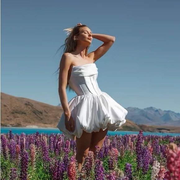 ASTON Bridal Reception Party Dress | Never Worn | XS - Picture 3 of 6